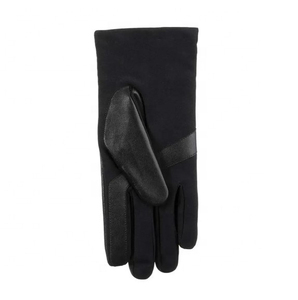Gants de conduite en cuir de chèvre à la mode pour hommes, sans doublure, noir, marron, écran tactile, imperméable, pour la conduite de moto en hiver - Product Image 3