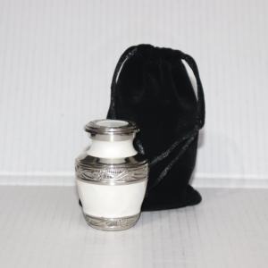 Urne funéraire en métal personnalisable de haute qualité et écologique pour les cendres humaines et d'animaux de compagnie, accessoires de cercueil durables pour bébé, marque HHO 220 - Product Image 6