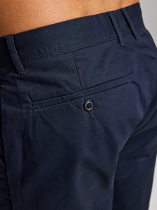 กางเกงชิโน่ผู้ชายไซส์ใหญ่ เอวกลาง ทรงตรง ลายสก็อต สไตล์ลำลองสำหรับธุรกิจ ทรงเข้ารูป สวมใส่สบาย ซิปหน้า สไตล์สตรีทแฟชั่น - Product Image 6