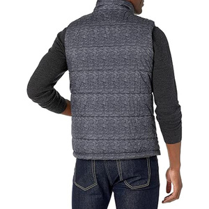 Vêtements d'hiver chauds pour hommes Crop Top Cotton Work Wear Bubble Puffer Sleeveless Men's Vests & amp Waistcoats - Product Image 2