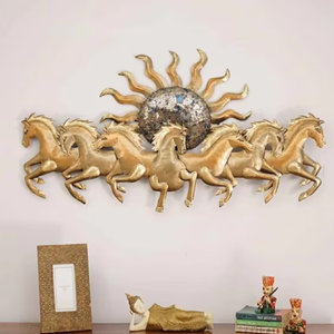 Sculpture d'art murale abstraite moderne en métal au design géométrique 3D pour la maison et le bureau au prix de gros - Product Image 5