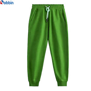 Pantalons de survêtement en molleton de coton de qualité supérieure, broderie pour femmes, pantalons de jogging unis, impression sur écran, pantalons de jogging vierges pour hommes - Product Image 6