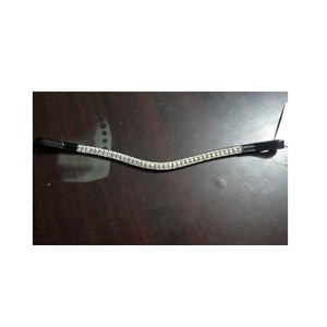 Sourcil En Cuir Pour Cheval – Strass Et Cristaux – Bling – Fabriqué En Inde