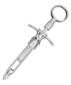 Pommade chirurgicale dentaire seringue en acier inoxydable, poignée annulaire couleurs et tailles personnalisées outils d'utilisation chirurgicale - Product Image 6