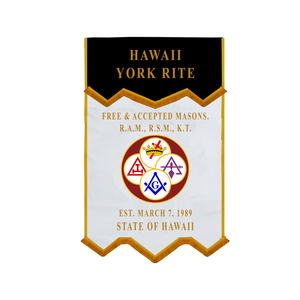 Bandera de Regalia masónica, banderines suaves masónicos, bajo nivel de pedido, servicio OEM - Product Image 6