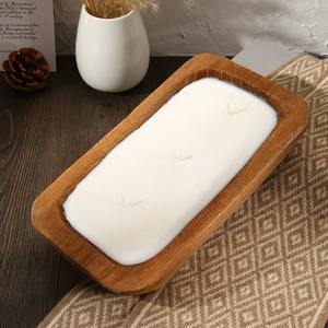 Bougeoir nautique en bois, bol à pâte en cire de soja naturelle, fleurs séchées, huile essentielle, artisanat en bois, boîtes murales - Product Image 3