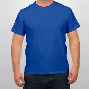 High Quality <b>Men's</b> Casual <b>Short</b> T-Shirt Custom Blue Silk Print 100% Cotton O-Neck Plus Size Wholesale American Size Knitted - Product Image 4