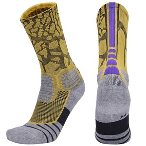 Qualité supérieure coloré tricoté genou haute hommes femmes chaussette anti-dérapant Football unisexe football grip chaussettes robe - Product Image 4