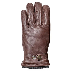 Gants de travail en cuir véritable de haute qualité, fabrication professionnelle, vêtements chauds d'hiver, jardinage, sécurité, protection contre les tronçonneuses, personnalisables - Product Image 2