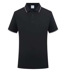 Camiseta Polo de manga corta para hombre, cuello informal de algodón de alta calidad, tejido de punto estampado, característica comprimida, precio barato - Product Image 3