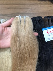 Venta al por mayor Extensiones de cabello vietnamita doble dibujado cutícula alineada todo color Extensiones de cabello de la trama de la máquina Extensiones de cabello humano - Product Image 4