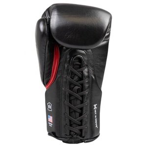 Guantes de Boxeo Muay Thai de Cuero de Alta Calidad, Cierre de Gancho y Bucle, Diseño de Logotipo Personalizado para MMA y Kickboxing - Product Image 6