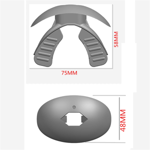 Protector Bucal de Hockey sobre Hielo TPR, Protector Bucal de Aire para Fútbol Americano, Protección Bucal Completa, Protector Bucal con Correa - Product Image 5