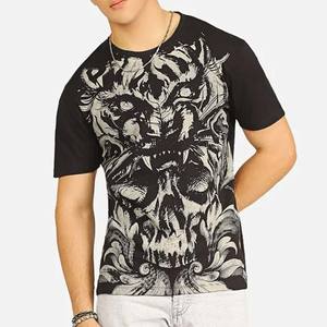 2024 nouveau été T-shirts imprimé coton respirant hommes mode 100% coton tenue décontracté Sublimation t-shirts - Product Image 6