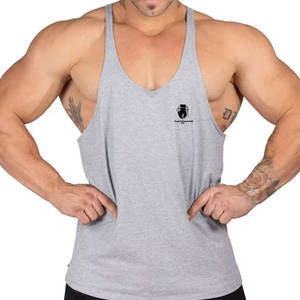 Prix de gros, débardeurs de musculation pour hommes, entraînement en salle de sport, vente chaude, coton, sport, musculation, débardeur de musculation pour hommes - Product Image 1