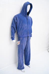 Conjunto de Jogger de algodón de peso pesado unisex del fabricante OEM personalizado Sun Faded Vintage Wash Sudadera con capucha y pantalón Oversized XL chándal - Product Image 5