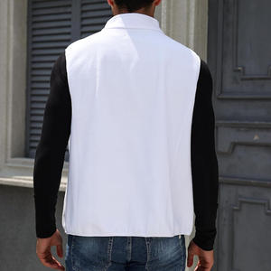 Chalecos ligeros de lana para exteriores para hombre con impresión de logotipo bordado personalizado y marca de etiqueta para ropa de equipo - Product Image 4