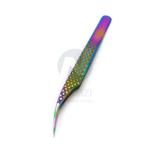 Pince à épiler pointue en acier inoxydable de haute qualité, nouveau design, instruments de salon personnalisables, légers, pour impression de logo - Product Image 3