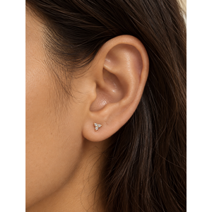 Trio for Trinity Stud Opal Zircon Vintage <b>Belly</b> Button and Ear Piercing Jewelry for Kids - Product Image 5