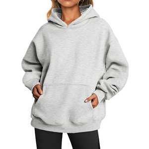 Logo personnalisé imprimé sweats à capuche décontractés en coton vierge survêtement unisexe polaire broderie pull baggy poids lourd plaine sweat à capuche pour femmes - Product Image 2