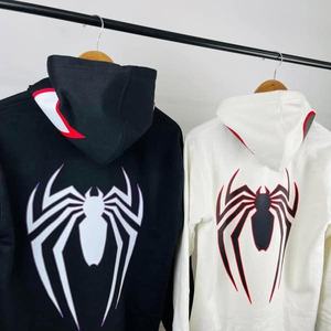 เสื้อฮู้ดลายแมงมุม ลดราคา Y2K ปัก 3 มิติ ซิปเต็มตัว ผ้าคอตตอนผสม คุณภาพเยี่ยม - Product Image 4