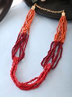 Collier pendentif médaillon en perles de verre plaqué or unisexe fait à la main Design géométrique personnalisé pour cadeau d'anniversaire de mariage