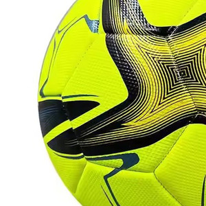 Alaay Ballon de sport en cuir PVC/PU cousu Machine de football de taille 5 personnalisée - Product Image 4