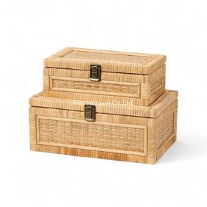 Sustainable Wholesale <b>Rattan</b> <b>Storage</b> Box From Vietnam For Home Organization And Decor - Product Image 2