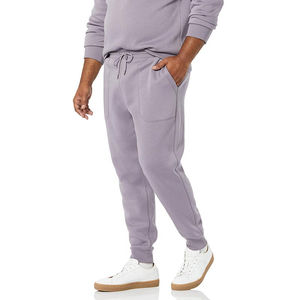 <b>Men's</b> Cotton Soft <b>Jogger</b> Pants Winter Lightweight Fleece Sweatpants Elastic Waist Comfortable Casual Sport Style Breathable - Product Image 3