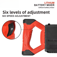 Mélangeur à ciment et foreuse à batterie au lithium de qualité industrielle, garantie 1 an, 220V, support OEM/ODM personnalisé