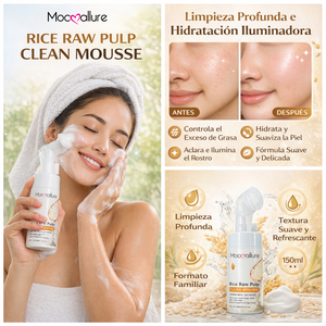 Lote de 12 unidades - Mocoallure Limpiador Facial de Arroz 150ml - Espuma Limpiadora Iluminadora y Suavizante - Limpieza Profunda - Product Image 3