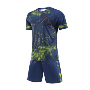 Uniforme de football pour hommes de conception Offre Spéciale libre costumes de sport en ligne maillot de football noir maillot uniforme maillot de football - Product Image 4