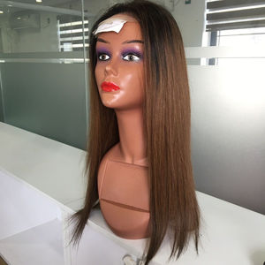 Perruque Lace Base Wig en soie, cheveux non traités, densité 130 150 HD, perruque Lace Frontal pre-plucked pour Black, offre spéciale 100 - Product Image 1