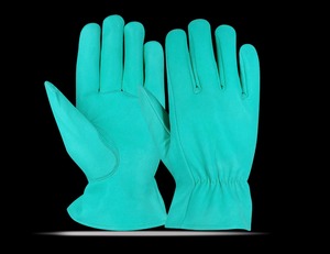 Gants de travail en cuir de vachette de qualité supérieure Protection durable des bras de la main avec caractéristiques de sécurité pour les conducteurs mécaniques - Product Image 4