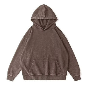 Women Eco-Friendly Canvas Oversized <b>Hoodie</b> with Custom Printing Front Logo Patchwork - Product Image 5