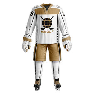 Uniforme de hockey sur glace par sublimation au design très populaire, meilleure qualité, nouvelle arrivée, uniforme de hockey sur glace pour jeunes, faible MOQ, service OEM - Product Image 1