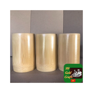 Tasse à boire en bois de bambou faite à la main Tasses à café en bambou réutilisables écologiques parfaites pour servir du café, du thé, de l'eau et des jus frais - Product Image 1