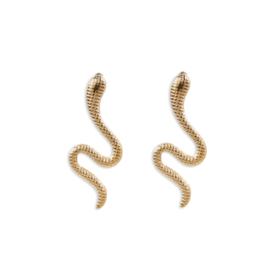 Orecchini a perno CUCOCUCA YXQ E128 in acciaio inossidabile, design minimalista a serpente, alla moda, per feste ed eventi, spedizione UE in 48 ore - Product Image 1