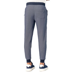 กางเกงลำลองผ้าลูกฟูกสีเทาสำหรับผู้ชายเอวยางยืดป้องกันรอยยับระบายอากาศได้ดีสวมใส่ในฤดูร้อน - Product Image 4