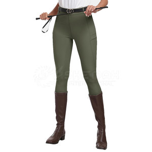 Vente chaude culotte d'équitation cheval Legging personnalisé polyester matériel collants d'équitation pour les femmes - Product Image 1