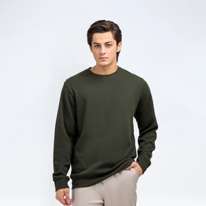 Sudadera de algodón de diseñador para hombre, ropa de calle con logotipo personalizado, cuello redondo, suministro al por mayor para la temporada de invierno ODM - Product Image 1