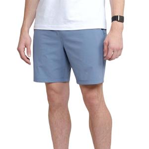 Shorts en jean décontractés pour hommes, bleu et noir, en toile, style streetwear - Product Image 1