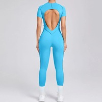 Combinaison de sport pour femme, taille haute, style hip-hop, ajustée, séchage rapide, respirante, en Spandex/Polyester, longueur intégrale
