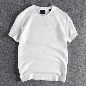 T-shirts amples pour hommes en coton 100% à manches courtes, couleur unie, design de logo personnalisé, respirants, anti-rides, séchage rapide - Product Image 5