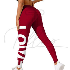 Leggings para Mujer con Logotipo Personalizado, Cintura Elástica, Cintura Alta, Transpirables, de Spandex/Poliéster, Secado Rápido, Fabricante Profesional, Yoga - Product Image 6