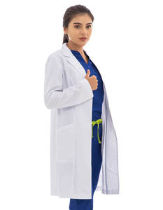 ชุดสครับสแปนเด็กซ์สำหรับผู้หญิงเสื้อโค้ทสำหรับห้องแล็บแพทย์เครื่องแบบนักวิทยาศาสตร์สไตล์ใหม่เสื้อโค้ททางการแพทย์ออกแบบถักนิตติ้ง - Product Image 5