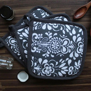 100% Cotton Heat Resistant Reusable <b>Pot</b> Holders Custom Design, Logo Printed <b>Indian</b> Export - Product Image 5
