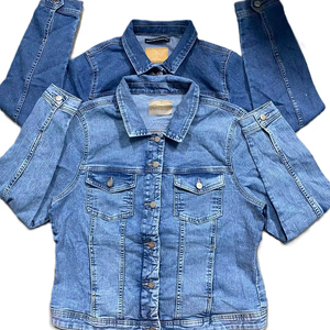 Chaqueta Vaquera Reversible de Invierno para Mujer, de Alta Calidad, Tejida, Transpirable, con Cierre de Botones, Manga Larga de Algodón, Marca Personalizada - Product Image 1