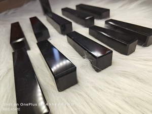 Tour de cristal d'obsidienne noire naturelle, pierre précieuse polie, pointe de protection pour la méditation, le Reiki, la décoration intérieure, cadeau - Product Image 3