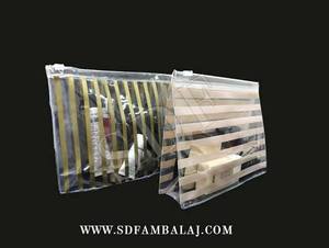 Wholesale 100pcs Low Clear PVC Stand Zipper Pouch Hygiene <b>Sets</b> | <b>Waterproof</b> Beauty Organizer Pouch | Custom Printed Promotional - Product Image 2